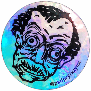 Pxdpryrxzynx wanted street sticker spotted in Prague in 2025