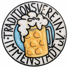 Traditionsverein wanted street sticker spotted in Bangkok in 2025.