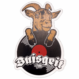 Buisgeit FM wanted sticker spotted in Hengelo in 2025