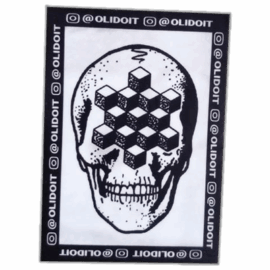 Olidoit wanted sticker spotted in Prague in 2025