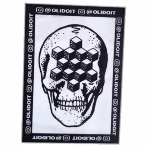 Olidoit wanted sticker spotted in Prague in 2025