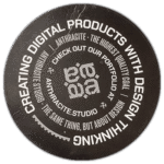Anthracite Studio wanted sticker spotted in Prague in 2025
