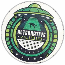 Alternative Audio wanted sticker spotted in Prague in 2025