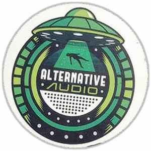 Alternative Audio wanted sticker spotted in Prague in 2025