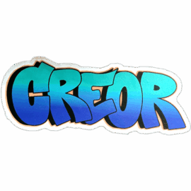 Creor wanted sticker spotted in Prague in 2025