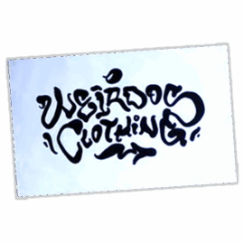 Weirdos Clothing wanted sticker spotted in Prešov in 2025