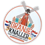 Oranje Knaller wanted sticker spotted in Prague in 2025
