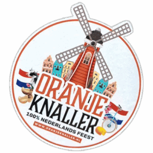 Oranje Knaller wanted sticker spotted in Prague in 2025
