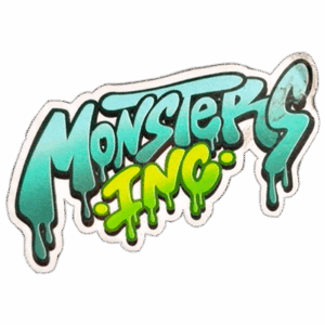 Monsters Inc wanted sticker spotted in Prague in 2025