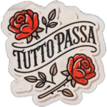Tutto Passa wanted sticker spotted in Prague in 2025
