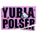 Yubia Polser wanted street sticker spotted in Fukuoka in 2025