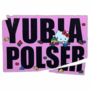 Yubia Polser wanted street sticker spotted in Fukuoka in 2025