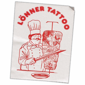 Lonner Tattoo wanted street sticker spotted in Prague in 2025