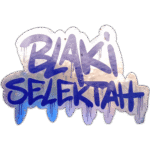 Blaki Selektah wanted street sticker spotted in Prague in 2025