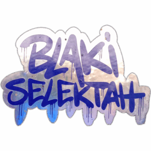 Blaki Selektah wanted street sticker spotted in Prague in 2025