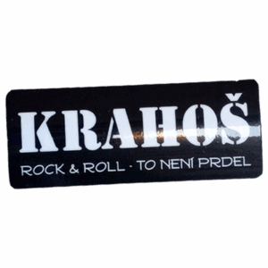 Krahoš wanted sticker spotted in Prague in 2025