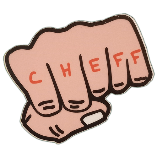 Peeking sticker