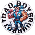 Bad Boys Ruhrpott wanted sticker spotted in Prague in 2025