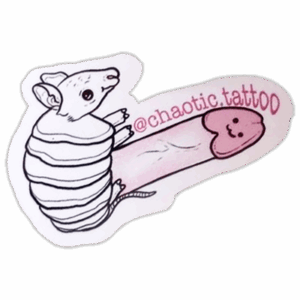 Chaotic Tattoo wanted sticker spotted in Prešov in 2025.