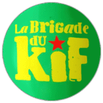 La Brigade Du Kif wanted sticker spotted in Prague in 2025