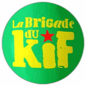 La Brigade Du Kif wanted sticker spotted in Prague in 2025