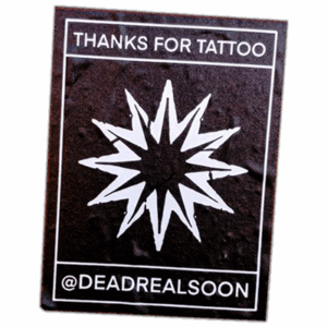 Deadrealsooon wanted street sticker spotted in Prešov in 2025
