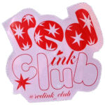 Red ink Club wnted sticker spotted in Prague in 2025.