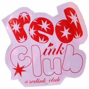 Red ink Club wnted sticker spotted in Prague in 2025.