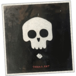 Darko Art wanted sticker spotted in Bangkok in 2025
