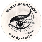 Czar Kandinsky wanted sticker spotted in Bangkok in 2025