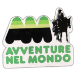 Avventure Nel Mondo wanted sticker spotted in Bangkok in 2025