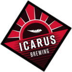 Icarus Brewing wanted sticker spotted in New York in 2023