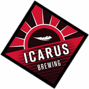 Icarus Brewing wanted sticker spotted in New York in 2023