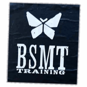 BSMT training wanted sticker spotted in Valletta in 2024