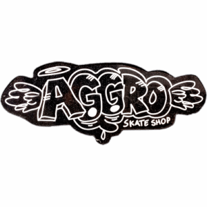 Aggro wanted sticker spotted in Prešov in 2025