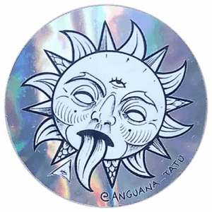 Anguana Tatu wanted sticker spotted in Edinburgh in 2025