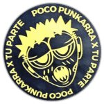 Poco Punkarra x Tu Parte wanted sticker spotted in Edinburgh in 2025