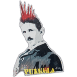 Punkola wanted sticker spotted in Zagreb in 2025