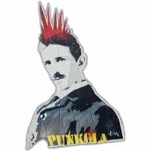 Punkola wanted sticker spotted in Zagreb in 2025