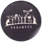 Čedahuči wanted sticker spotted in Ljubljana in 2025