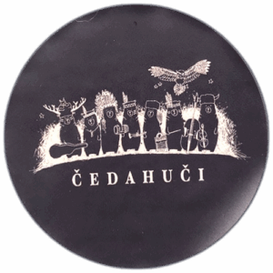Čedahuči wanted sticker spotted in Ljubljana in 2025