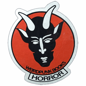 Weirdpunk Books wanted sticker spotted in Edinburgh in 2025