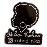 Nika Kohne wanted sticker spotted in Ljubljana in 2025