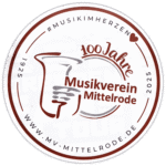 Musikverein Mittelrode wanted sticker was spotted in Prague in 2025