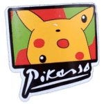 Pikasso wanted sticker spotted in Prešov in 2025