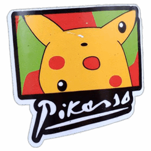 Pikasso wanted sticker spotted in Prešov in 2025