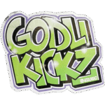 Godli Kickz wanted sticker spotted in Bangkok in 2025