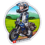 Iwassthere wanted sticker spotted in Prague in 2025