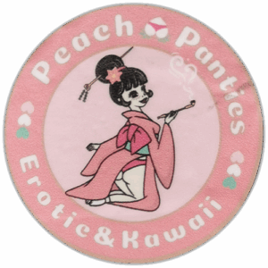 Peach Panties wanted sticker spotted in Bangkok in 2025