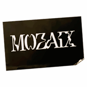 Mozaix wanted sticker was spotted in Ljubljana in 2025